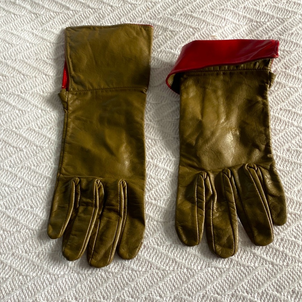 leather kid gloves